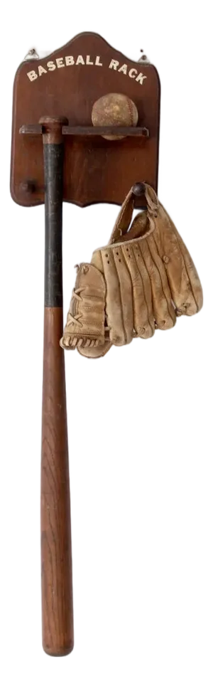 Vintage Baseball Display Set