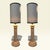 Gray Pink Marble Lamps, Set of 2 For Sale - Image 8 of 8