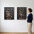 Still Lifes of Flowers, 1800s, Oil Painting on Canvas, Set of 2 For Sale - Image 9 of 11