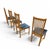 Nova Chairs with Leather Seats from Bros, Set of 4 For Sale - Image 5 of 18