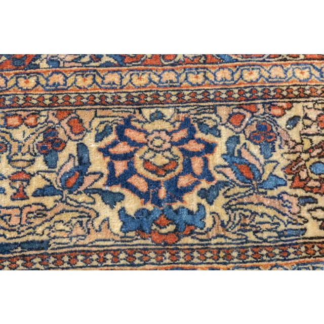 Antique Persian Isfahan Rug 4’2" X 6’7" For Sale In New York - Image 6 of 12