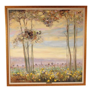 French Impressionist Landscape Painting by Michael Henry (1928-2016) For Sale