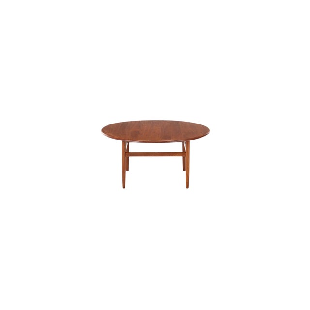 Round Coffee Table in Teak from A/S Niels Bach Møbelfabrik, 1960s For Sale - Image 15 of 15