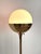Brass and Glass Globe Floor Lamp from Vereinigte Werkstätten München, 1970s For Sale - Image 6 of 18