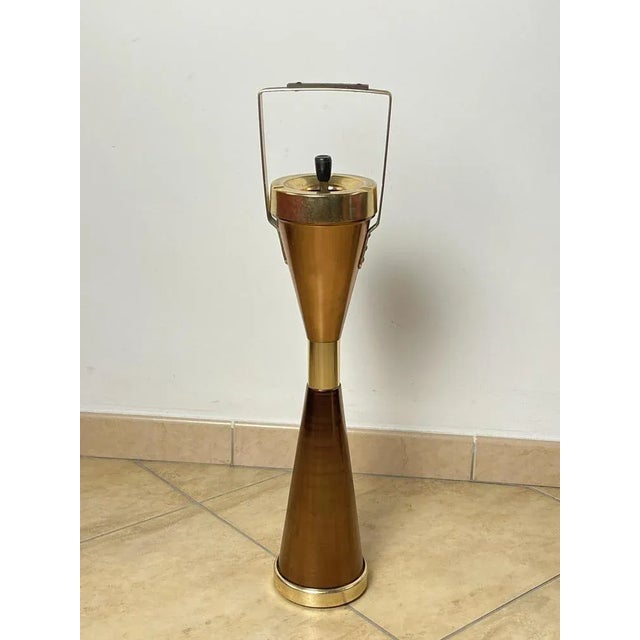 Column and Copper Column Ashtray, Italy, 1950s For Sale - Image 9 of 9