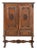 Renaissance Revival Walnut Linen Press For Sale