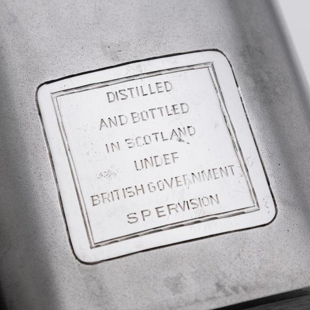 Large 20th Century Novelty Silver One Litre Whisky Bottle from Johnnie Walker For Sale - Image 17 of 18