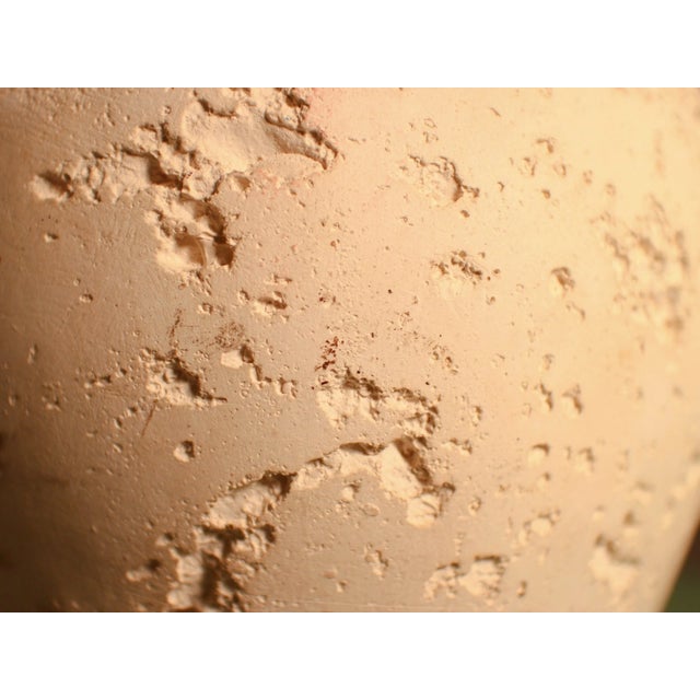 1980s Postmodern Jaru of California Faux Travertine Lidded Jar For Sale - Image 9 of 18