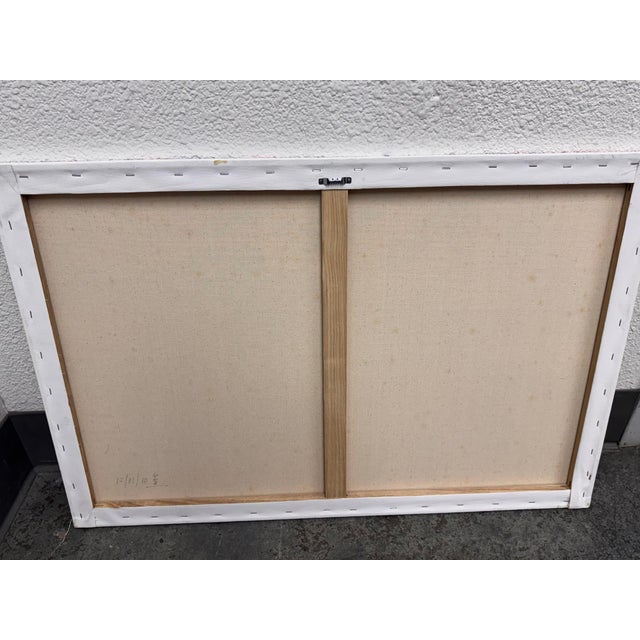 Abstract Acrylic on Canvas Painting, Circa 2010 For Sale - Image 10 of 12