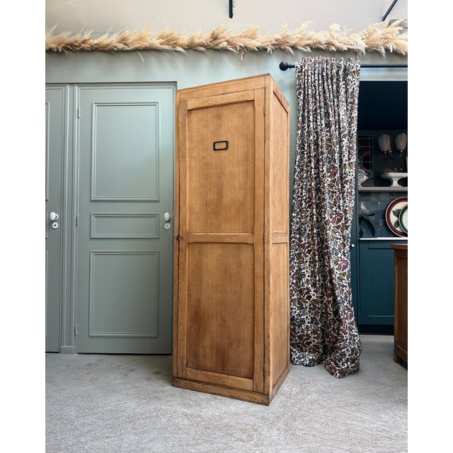 Vintage Oak Bonnetière, 1950s For Sale - Image 3 of 14