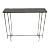Grey Smoke Slate Thin Console Table 35" For Sale