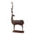 Brutalist Metal Deer Statue For Sale