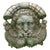 Unknown, Neptune Mask, 19th Century, Marble For Sale - Image 6 of 6