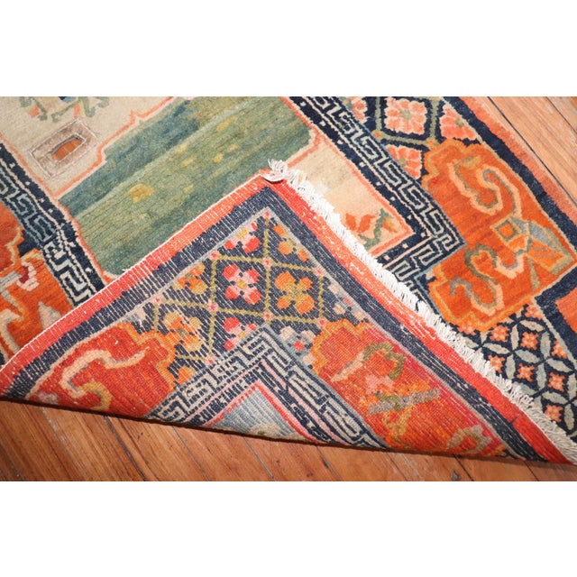 Textile Early 20th Century Tibetan Saddlebag Textile Rug - 2'2" x 3'5" For Sale - Image 7 of 18