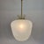 ASEA Frosted Glass and Brass Pendant by Hans Bergström for Asea, Sweden 1950s For Sale - Image 4 of 18
