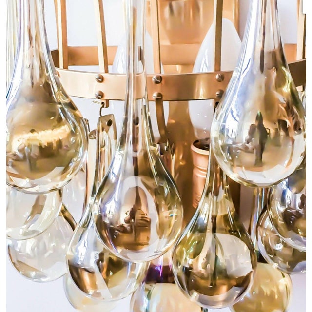 Mid-Century Modern Tear Drop Wall Lamps by Christoph Palme for Palwa, 1970s, Set of 2 For Sale - Image 3 of 12