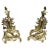 Pair of Roccoco Style Decorative Ormolu Fireplace Chenets Andirons For Sale In Washington DC - Image 6 of 8