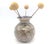 Offered is a studio pottery bud vase with a unique crystalline glaze on the stoneware signed and dated on the bottom...