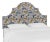 Halsted Headboard in Mustard Plum Leopard, King For Sale In Chicago - Image 6 of 6