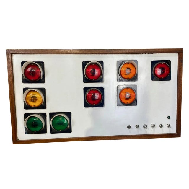 Auto Score Traffic Lights Board, 1970s For Sale
