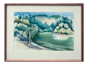 Boat on the Lake Shore