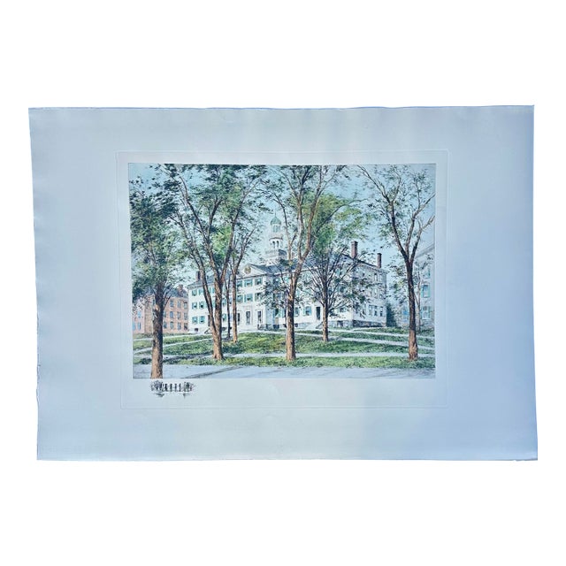 Dartmouth College Early 20th Century Antique Print For Sale
