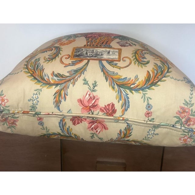 Textile Vintage Lee Jofa Pillow with Feather Insert For Sale - Image 7 of 7