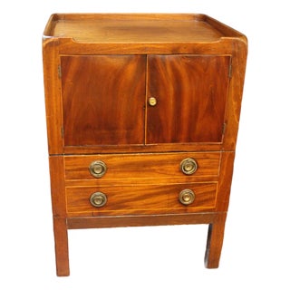 Circa 1780 English George III Period Bedside Commode Table For Sale