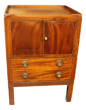 Circa 1780 English George III Period Bedside Commode Table