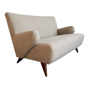 1940s Mid-Century Modern Jens Risom Model 37 Loveseat Sofa for Knoll