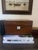 1910s Antique Mahogany Writing Box, Victorian Document Box, Mother of Pearl Inlay, English Jewelry Box With Secret Drawer For Sale - Image 5 of 10
