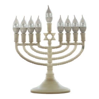 Vintage Blow Mold Electric Menorah For Sale