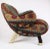 Art Deco Bergere Armchair Upholstery With Antique Kilim For Sale - Image 3 of 12