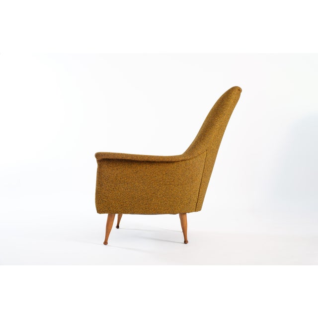 Mid-Century Modern Vintage Pair of Ben Seibel High Back Lounge Chairs 1960s Mid Century Modern For Sale - Image 3 of 7