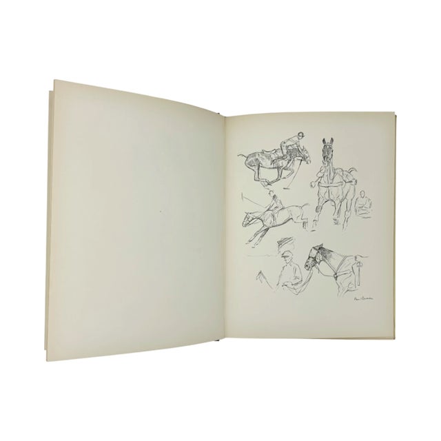 Beige Signed Hits and Misses by Paul Brown 1935 Equestrian Polo Book For Sale - Image 8 of 14