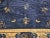 Blue Antique Chinese Art Deco Rug, Hand-Knotted Wool Pile, Floral Motifs, 1900s For Sale - Image 8 of 13