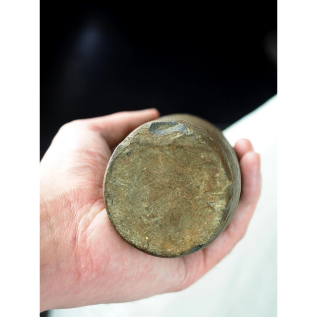 Brown 19th Century French Ger Norman Stoneware Bottle, Small Type 1 For Sale - Image 8 of 13