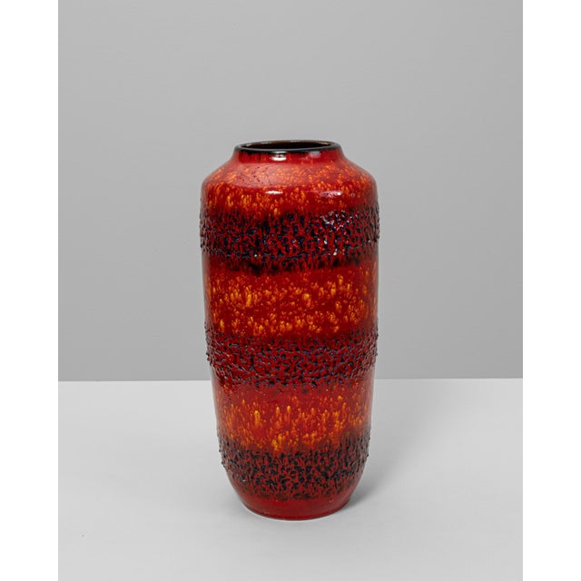 20th Century German 'W. Germany' Ceramic Vase For Sale - Image 18 of 18