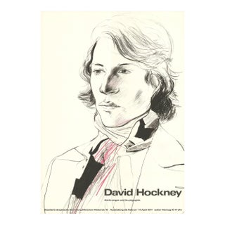 David Hockney Peter With Scarf, 1977 For Sale