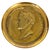 Early 19th Century Napoleonic Gilt-Bronze Portrait Medallion Napoleon, by Carlier Fecit, 1804-1806 For Sale - Image 5 of 18