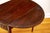 Brown Early 18th Century Federal Mahogany Pembroke Drop Leaf Table With Satinwood Inlaid Legs and Brass Pull For Sale - Image 8 of 9