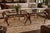 Title: Pair of Vintage Oxblood and Antique Gold Beveled-Glass End Tables For Sale In Los Angeles - Image 6 of 6