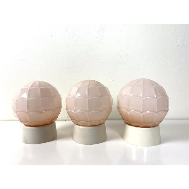 Art Deco Pastel Glass and Bakelite Light from Thabur, 1930s For Sale - Image 10 of 10