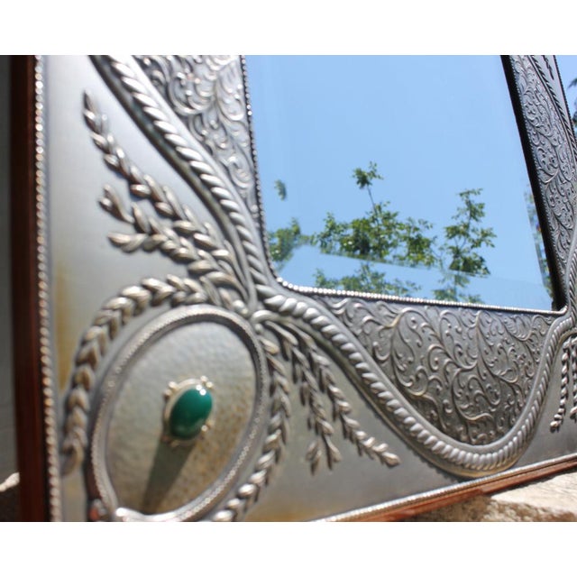 Italian Sterling Silver Table Top Mirror by Castellani For Sale - Image 13 of 18