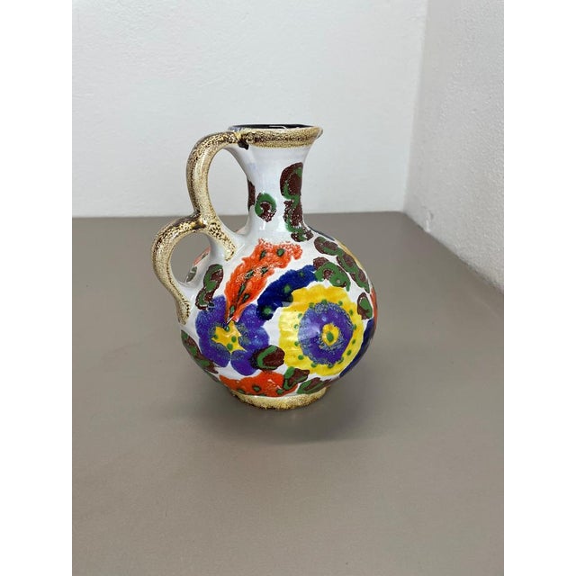 Vintage German Ceramic Studio Pottery Vase by Marei Ceramics, 1970s For Sale - Image 8 of 18