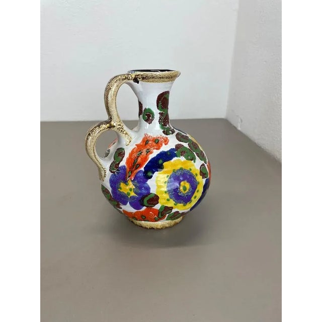 Vintage German Ceramic Studio Pottery Vase from Marei Ceramics, 1970s For Sale - Image 8 of 18