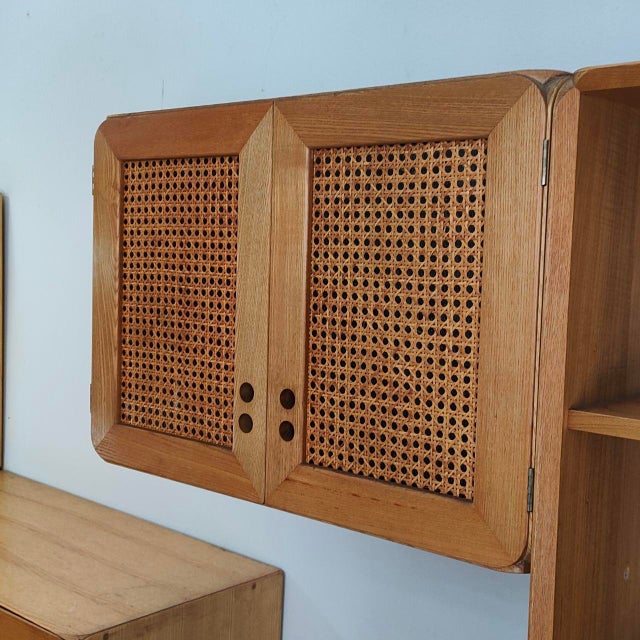 Mid-Century Modern Wooden Modular Bookcase Cabinet by Jan de Vries for Maisa, Italy, 1970s, Set of 12 For Sale - Image 5 of 11