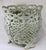 Victorian Large Vintage Cast Iron Victorian Style Open Lacework Planter For Sale - Image 3 of 11