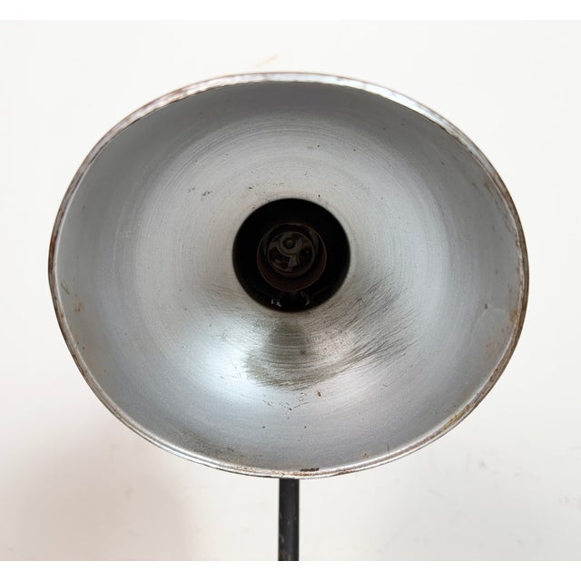 Bauhaus Industrial Black Table Lamp, 1930s For Sale - Image 17 of 18
