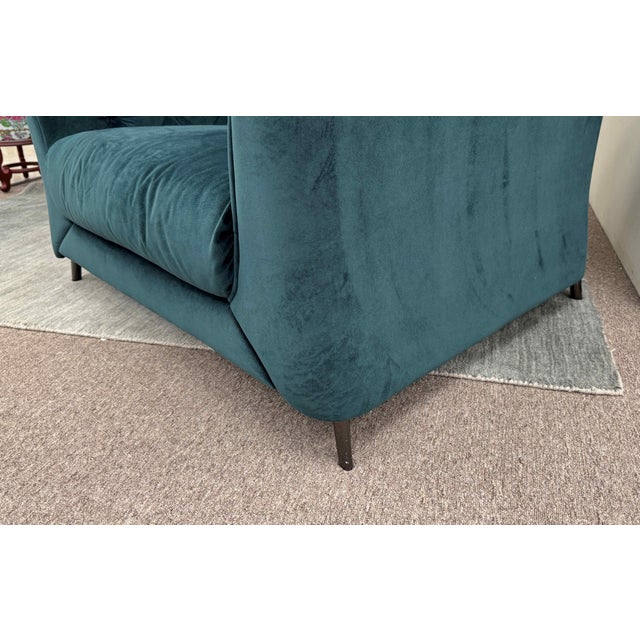 Natuzzi Italia La Scala Tufted Lounge Chair For Sale - Image 10 of 12